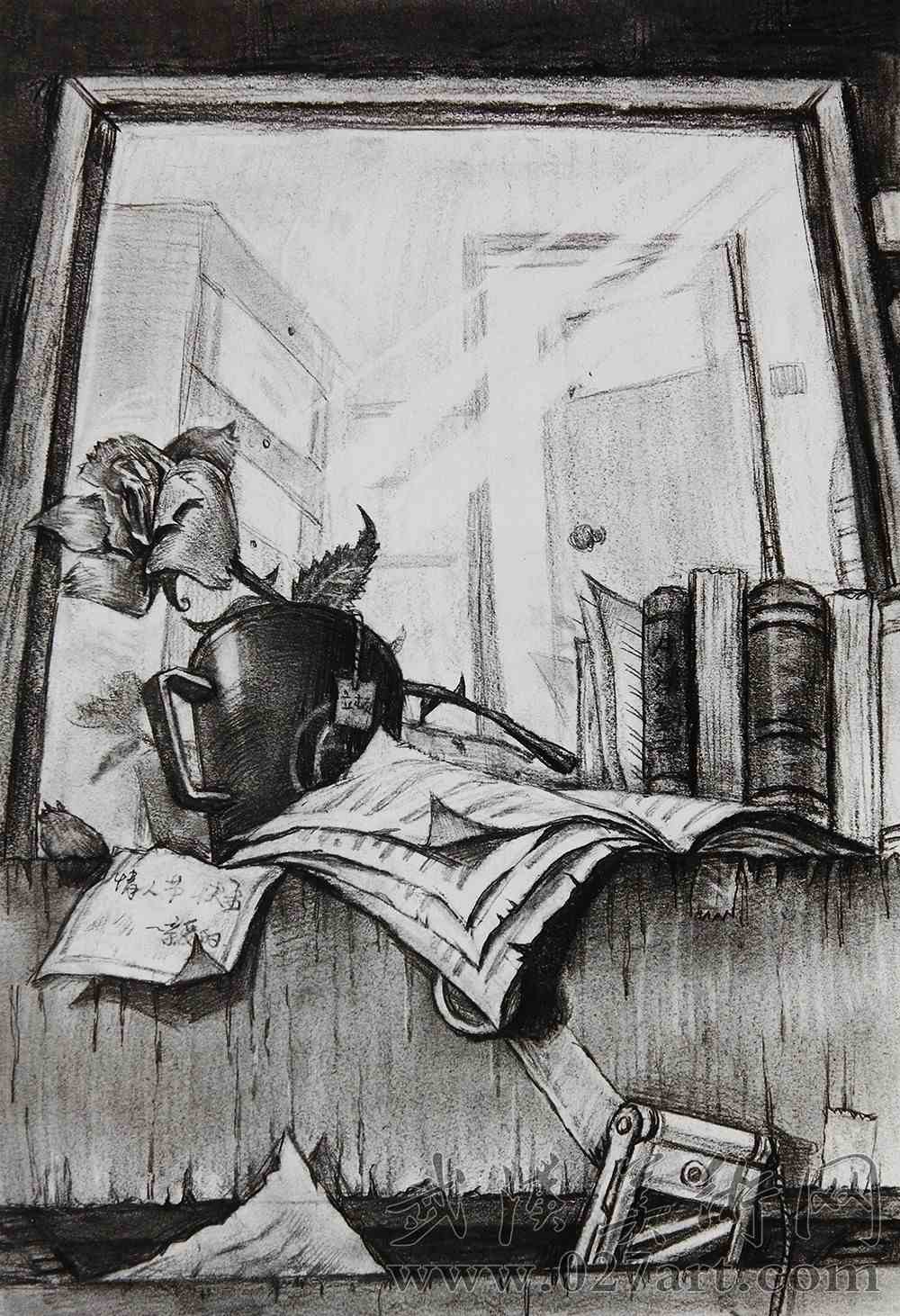 铅笔下的素描书，艺术与生活的交融