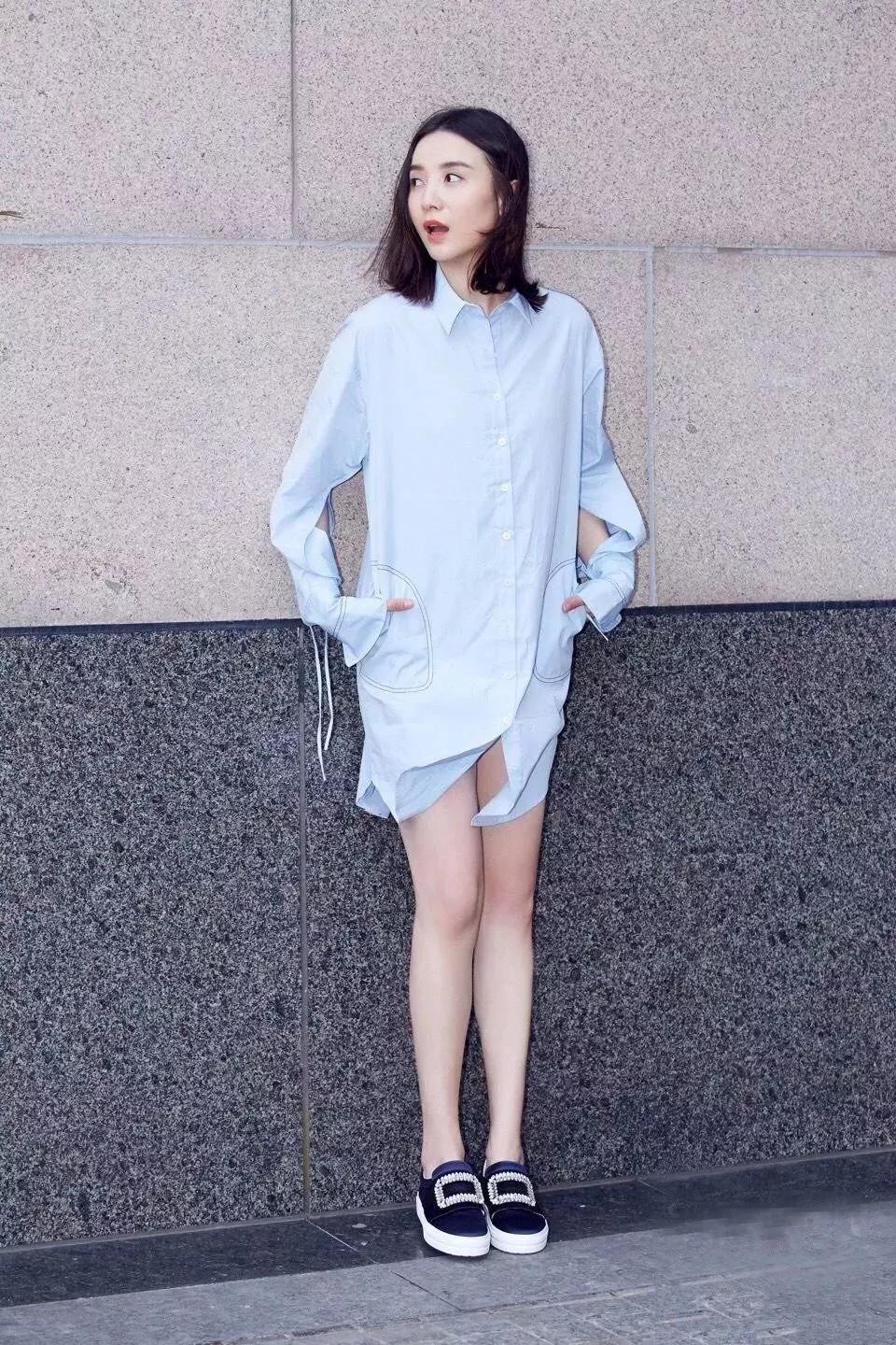 长款衬衣搭配图片欣赏，时尚魅力的无尽探索