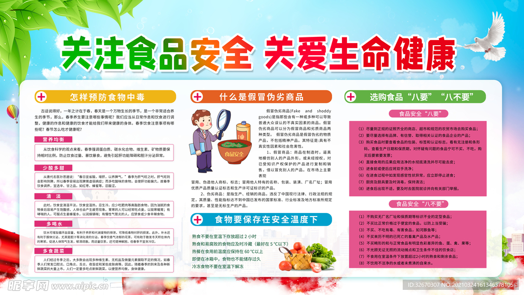 关于食品安全的内容，保障健康，从我做起