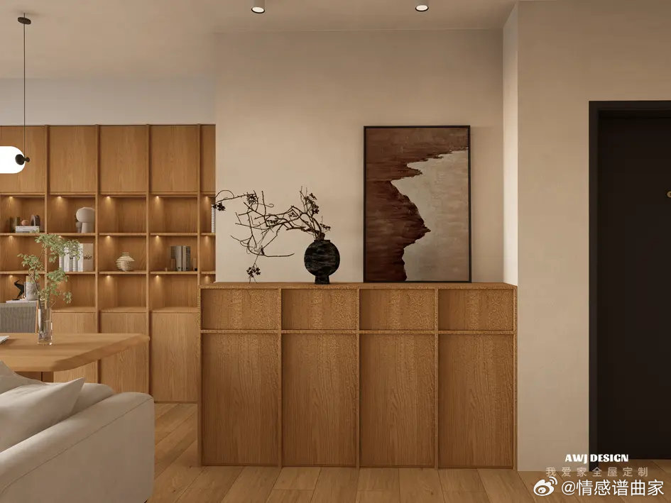 安信橡木小麦色效果图，探索自然与家居美学的完美结合