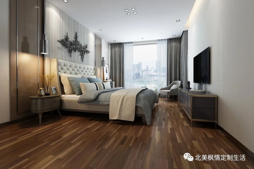 深色橡木地板效果图，探索自然美学与现代家居的融合