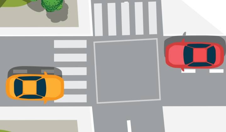 圆形路口图标，交通指引与设计的艺术