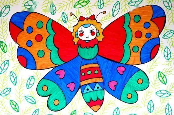 幼儿园中班美术活动案例，创意彩绘蝴蝶梦